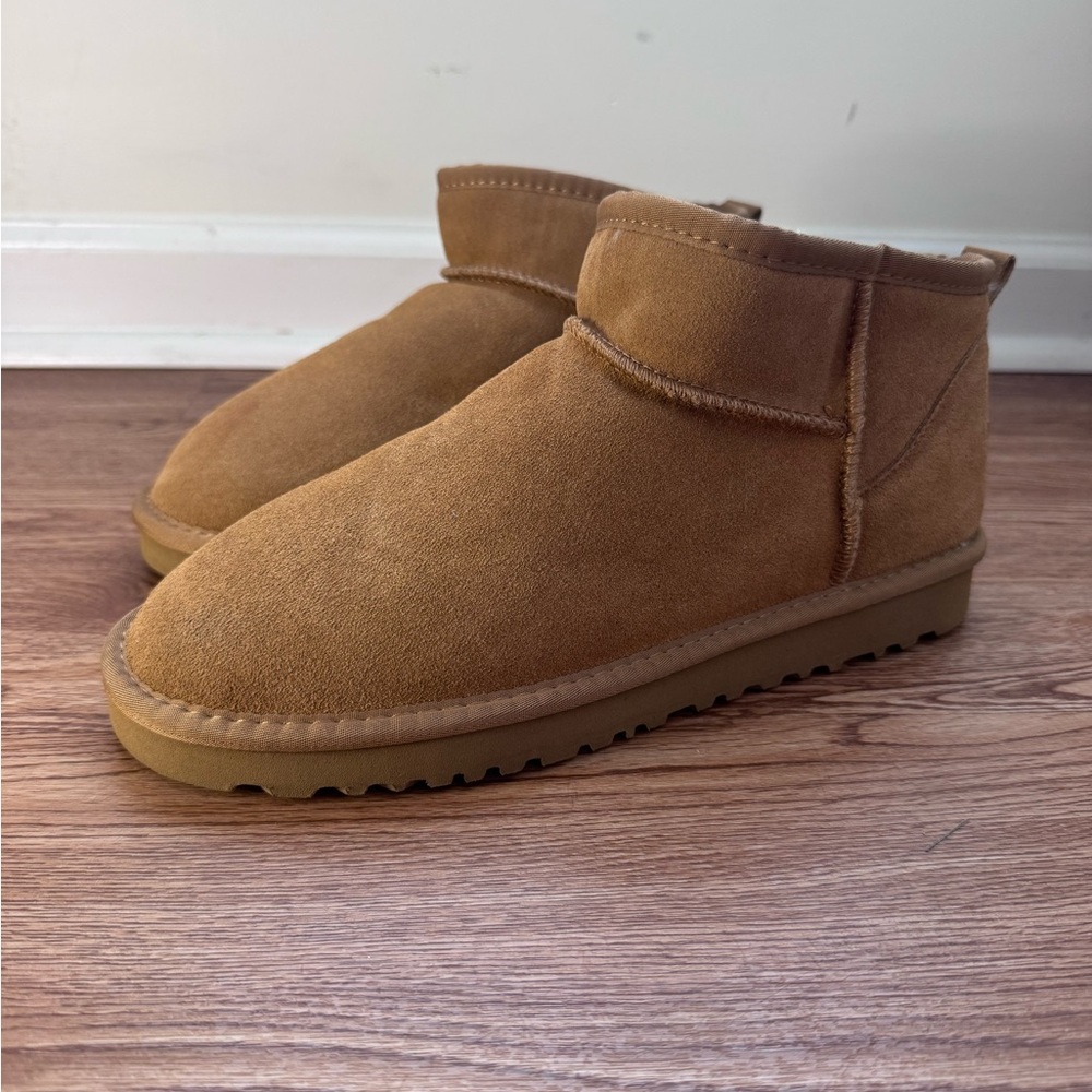 UGG Classic Ultra Mini Boot Chestnut Brown Size 13 Women/11 Men New